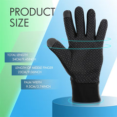 Azonee Winter Gloves Touch Screen, 3 Pairs Comfortable Waterproof Thermal Gloves Warm Driving Windproof Gloves Reflective Gloves for Running Cycling Driving Hiking