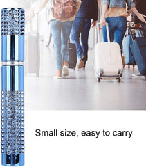 Metal Perfume Bottle, Lightweight Good Sealing Effect Refillable Spray Dispenser, for Makeup Lovers Professional Makeup Artist(AB048R blue)