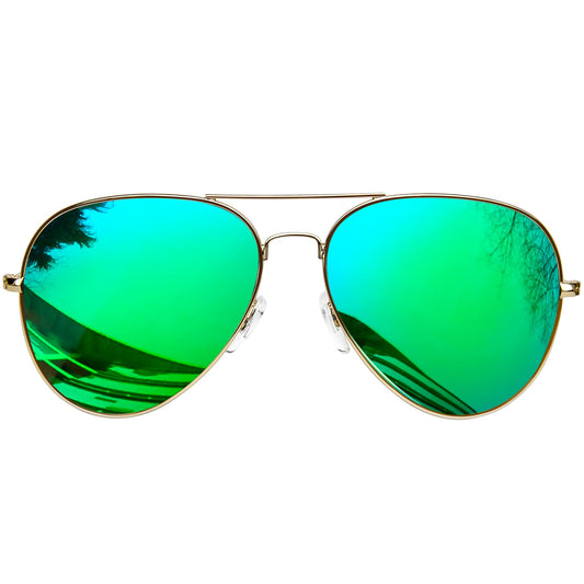 KANASTAL Polarized Sunglasses for Women and Men, Metal Frame Sun Glasses Retro Shades for Mens Driving Outdoor Military Style 100% UV400 Protection