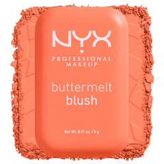 NYX Professional Makeup Buttermelt Blush, Powder Blush, up to 12 H Wear, Fade & Transfer Resistant, Sooner The Butta.