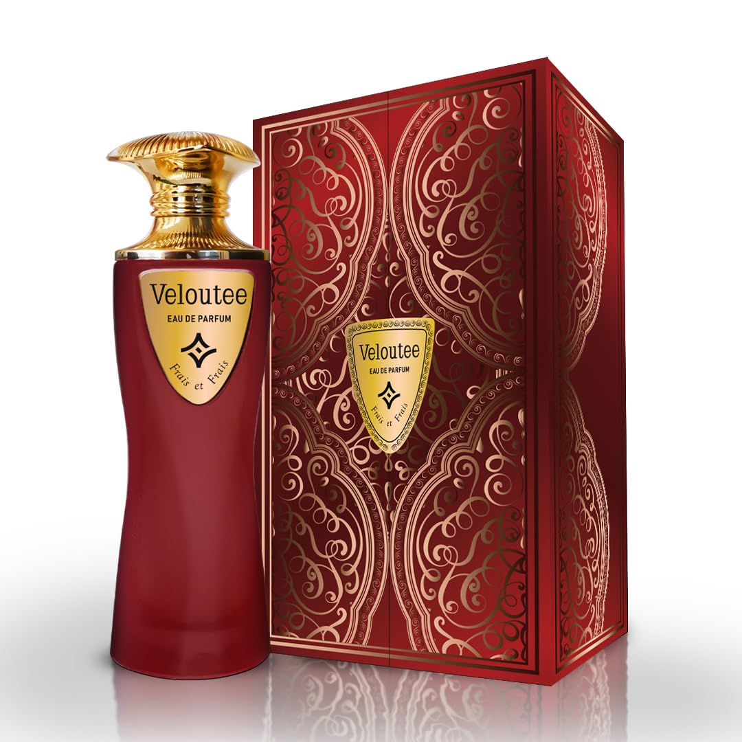 Frais Et Frais Veloutee Perfume 100ML - Eau de Parfum - Unisex Ambery Edible Fragrance with Saffron, Caramel & Amber