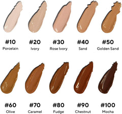 MÁDARA Organic Skincare | Skin Equal Soft Glow Foundation SPF15 IVORY 20-30ml, Mineral foundation with hyaluronic acid, Buildable medium coverage, Dewy foundation, Vegan, COSMOS natural certified