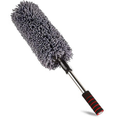 Car Duster Kit – Microfiber Car Brush Duster Exterior and Interior, Car Detail Brush, Lint and Scratch Free, Duster for Car, Truck, SUV, RV and Motorcycle