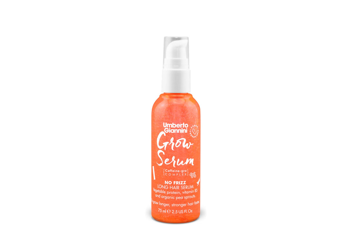 Umberto Giannini Grow Long Serum for Hair Strengthening, No Frizz Growth Enhancing Shine Serum - 75ml