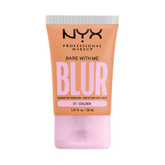 NYX Professional Makeup Bare With Me Blur Tint Matte Foundation - Golden (Vegan, Lightweight and Fade & Transfer-Resistant)