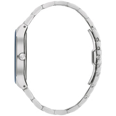 Bulova Men's Multi-Function 3-Hand Quartz Watch with Diamond Dial, Edge to Edge Crystal