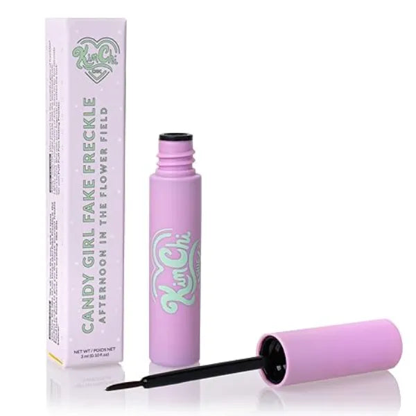 KimChiChic Beauty Candy Girl Fake Freckle Pen, Natural Looking and Fast Drying Faux Freckles Face Makeup, Afternoon In The Flower Field Red Brown Shade, 0.10 fl oz
