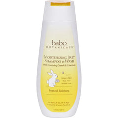 Babo Botanicals Babo Botanicals Moisturizing Baby Shampoo and Wash - Oatmilk Calendula, 8 Fl Oz
