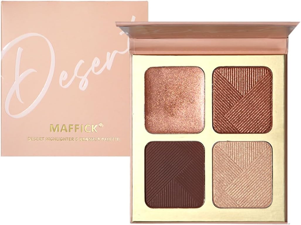 Maffick Face and Eye Makeup Palette Sculpt, Illuminate and Beautify Skin Tone, Multi-Purpose Shadow, Blush, Bronzer and Highlighter (01, 106g)