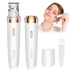 NALACAL Electric Epilator for Women, Painless Facial Hair Removal Device, Smooth Glide Bikini Trimmer and Facial Hair Remover for Face, Lips, Chin, and Peach Fuzz