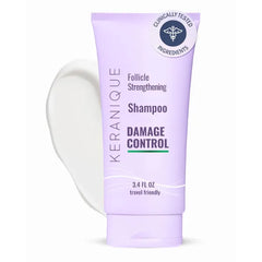 Keranique Shampoo for Dry, Damaged Hair - Keratin-Infused, Sulfate-Free, Anti-Hairfall Control, Deep Repair