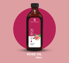 BEAUTY AMBITION Rose Oil, Anti-Ageing & Anti-Wrinkle Serum, Rose Oil for Face, Skin Care, 150ml