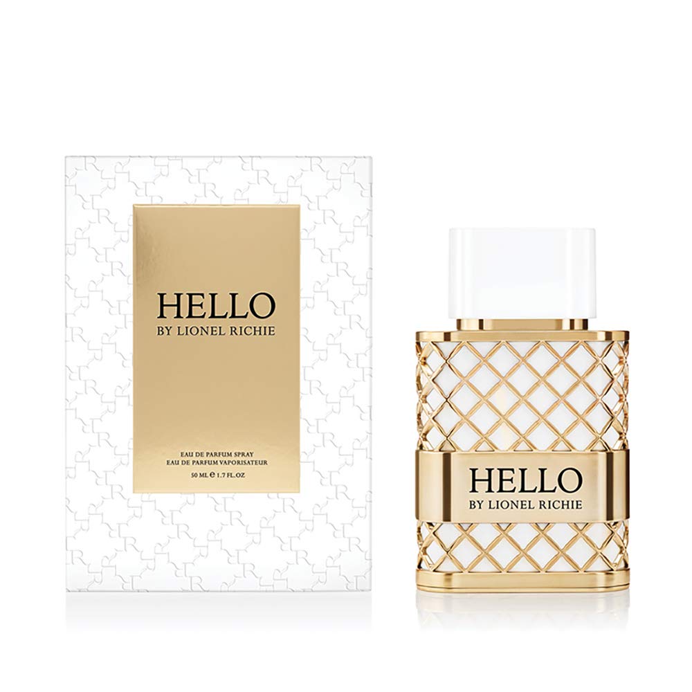 Lionel Richie Hello for Women - A Lush, Sweet, And Indulgent Fragrance - Light, Romantic Floral Chypre Eau De Parfum With Notes Of Pear And Jasmine - Fresh, Feminine, Long Lasting Scent - 1.7 oz