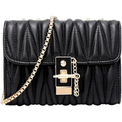 YWhalep Women's PU Leather Crossbody Shoulder Bag with Chain Wallet and Purse
