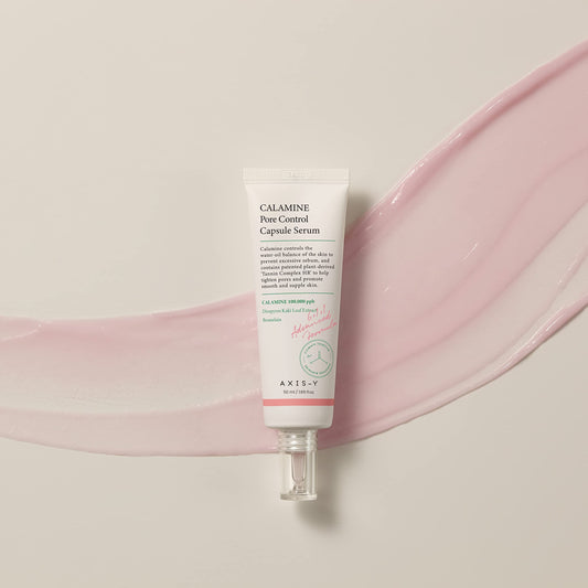 AXIS-Y CALAMINE Pore Control Capsule Serum | 50ml / 1.69 fl. Oz. | Pore Minimizer | Pore Skin Care | Pore Tightening Serum | KBeauty