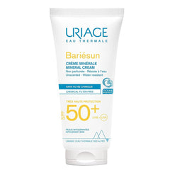 Uriage Bariesun Mineral Cream Spf50+ 100ml- Unscented, Hydrating