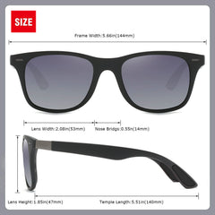 Polarized Sunglasses Mens Womens Cool Fishing Driving Hiking Ultralight Retro Wrap Around Travel sun glasses UV Protection