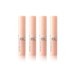 DHC Lip Cream, Ultra-Moisturizing Lip Balm for Dry Lips, 0.05oz, 4-Pack | Provides Intense Moisture for Chapped Lips, Visibly Plumps and Softens, Protects Irritated Lips, Fragrance and Colorant Free