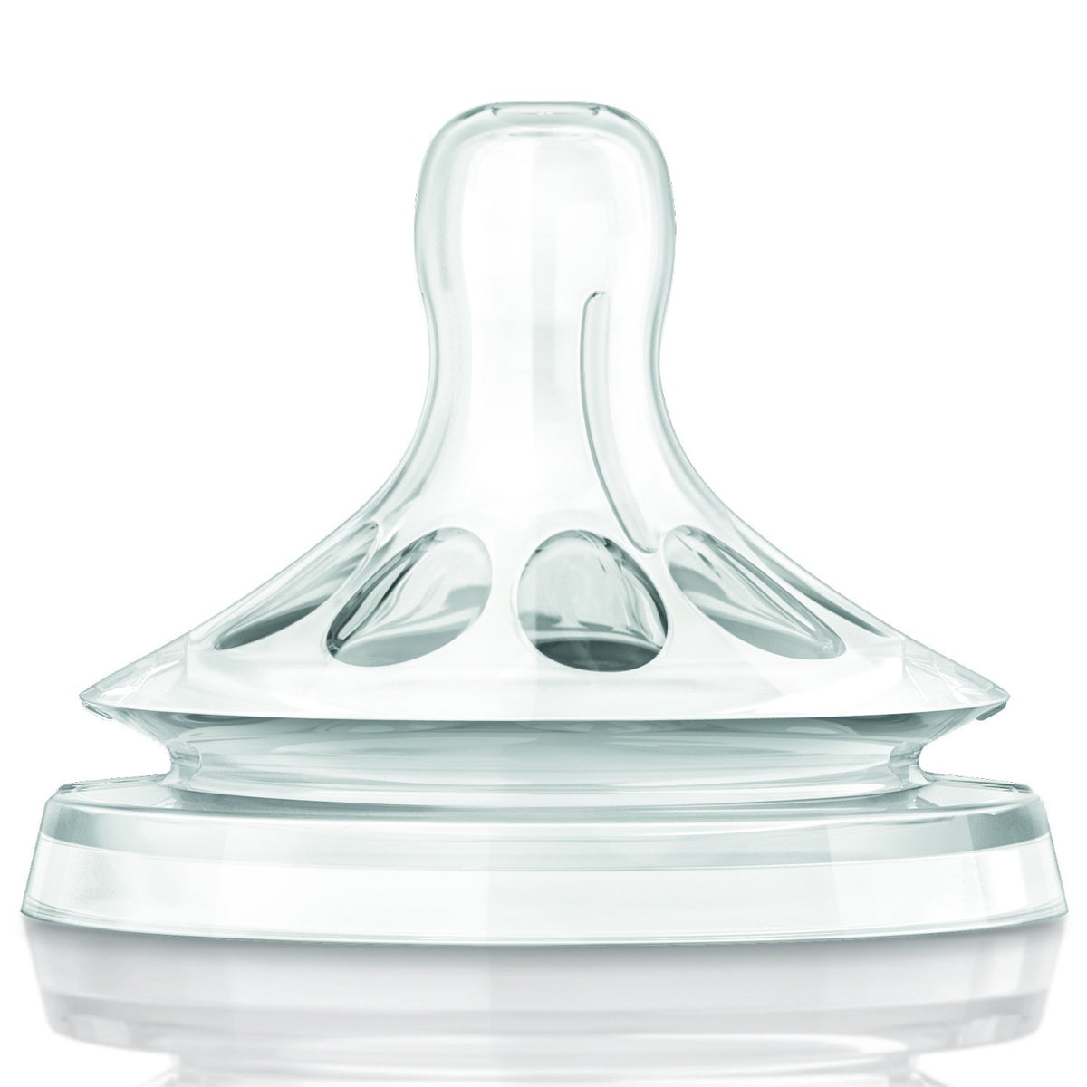 Philips Avent Medium Flow Natural Teat 2 Piece, Clear