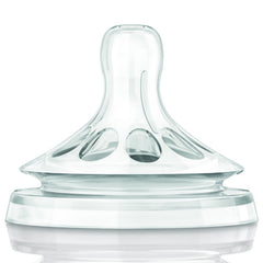 Philips Avent Medium Flow Natural Teat 2 Piece, Clear
