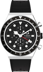 Timex Men's Q Chronograph 40mm Watch - Black/Black
