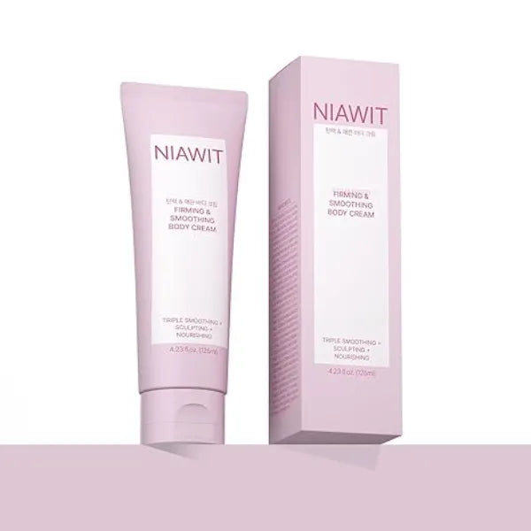 NIAWIT Firming Smoothing Body Cream Visible Lifting & Tightening for Belly, Thighs, Butt Helps Reduce Cellulite & Sagging Skin, Body Sculpting Moisturizer for Daily Body Care Routine 4.24 fl.oz