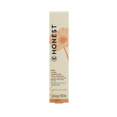 Honest Beauty CCC Clean Corrective with Vitamin C Tinted Moisturizer | Mineral SPF 30 | Vegan + Cruelty Free | Tundra Light, 1 fl oz