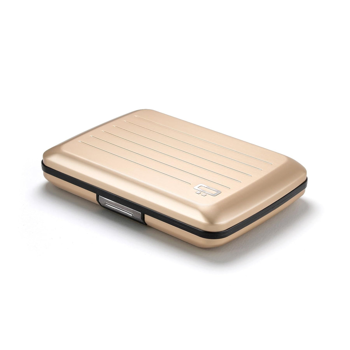 Aluminium Smart Case V2 Wallet - Metal Clasp - RFID Blocking Card Holder - Holds up to 10 Cards and Banknotes - Aluminum Rose Gold