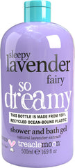 Treaclemoon Sleep Lavender Shower and Bath Gel 500ml | Relaxing Nighttime Wash with Natural Lavender Extract | Vegan