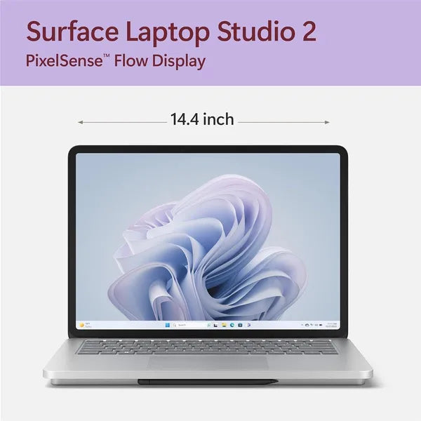 Microsoft 14.4" Touchscreen Surface Laptop Studio 2 (13th Gen) (Intel Core i7, 16GB Ram – 512GB SSD) (ZRG-00001) Platinum