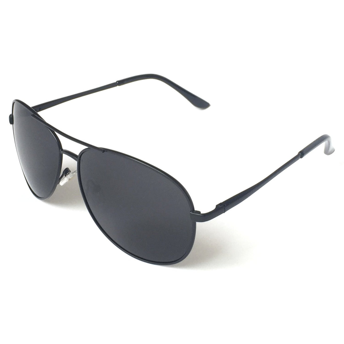 J+S Premium Military Style Classic Aviator Sunglasses, Polarized, 100% UV protection
