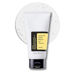 COSRX Advanced Snail Mucin Gel Cleanser, 5.07 Fl Oz / 150 mL, Rich Daily Deep Cleansing Gel for Dry & Sensitive Skin, Korean Skin Care