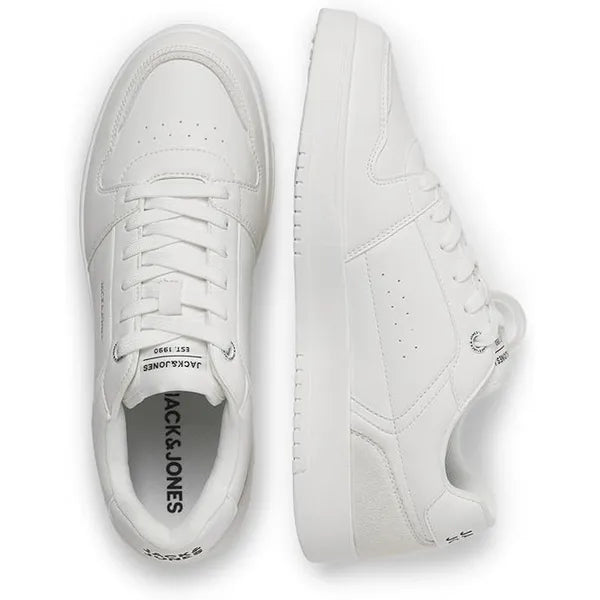 Jack & Jones EALING PU SNEAKER MEN Sneaker,White, 42 EU