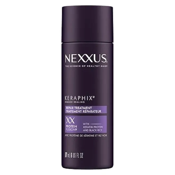 Nexxus Keraphix Damage Repair Pre Wash Treatment Cream for Damaged Hair With Keratin Protein & Black Rice 6 oz