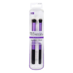 REAL TECHNIQUES Eye Shade and Blend Set Makeup Brush Kit (2 Count)