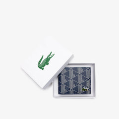 Lacoste Men Men Billfold Classic - Dark blue/white (M83)