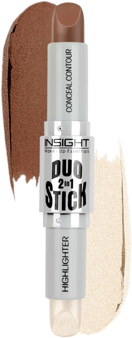 INSIGHT Cosmetics Duo Stick Conceal Contour + Highlighter, Shade-02, 8.5 gm