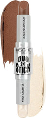 INSIGHT Cosmetics Duo Stick Conceal Contour + Highlighter, Shade-02, 8.5 gm