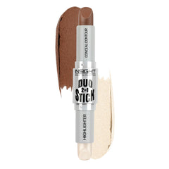 INSIGHT Cosmetics Duo Stick Conceal Contour + Highlighter, Shade-02, 8.5 gm