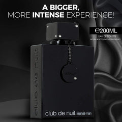 Armaf Club De Nuit Intense Man Perfumes Gift Set, Club De Nuit Intense Eau De Parfum 200ml Black + Club De Nuit Intense Man Perfume Body Spray 250ml, perfume for men, the fragrance for him, giftset