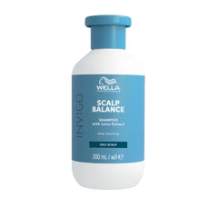 Wella Professionals Invigo Scalp Balance, Oily Scalp Shampoo, Deeply Cleanse, Lightweight On The Hair, With Lotus Extract to Purify and Hydrate Scalp, 300ml