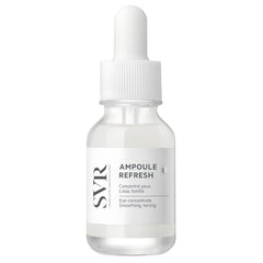 SVR Ampoule Refresh Revitalising Morning Eye-Serum - Hyaluronic Acid, Peptides + Caffeine Decongest Puffy Morning Eyes, 15Ml