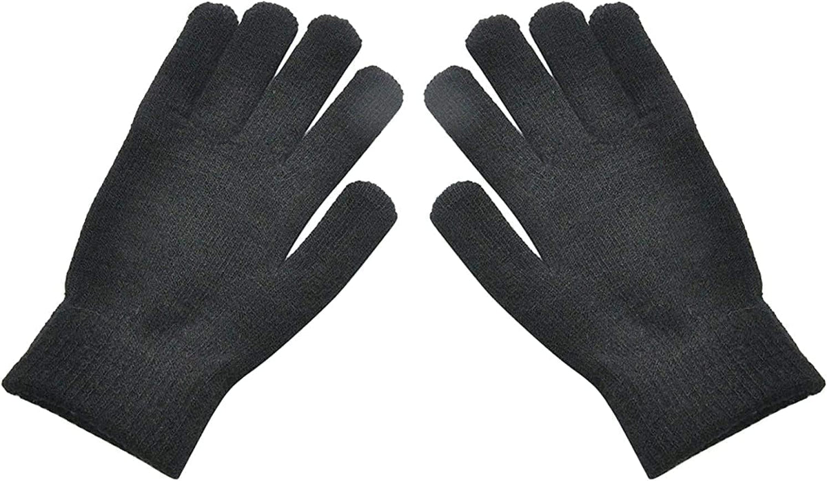 KASTWAVE Knit Gloves For Women, Touch Screen Gloves Warm Fleece Lined Knit Gloves, Cold Weather Gloves Cycling Anti-Slip Gloves