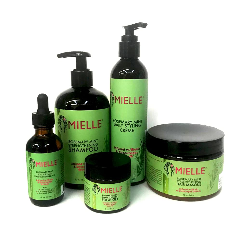 Mielle Organics Rosemary Mint Set Infused with Biotin (5 Pieces)