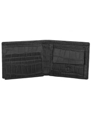 WildHorn® RFID Protected Genuine Leather Wallet & Gift Combo for Men - black