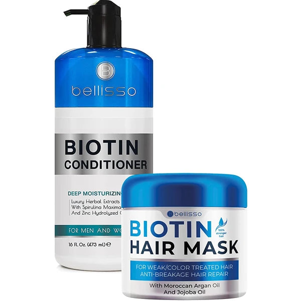 BELLISSO Biotin Conditioner and Biotin Hair Mask