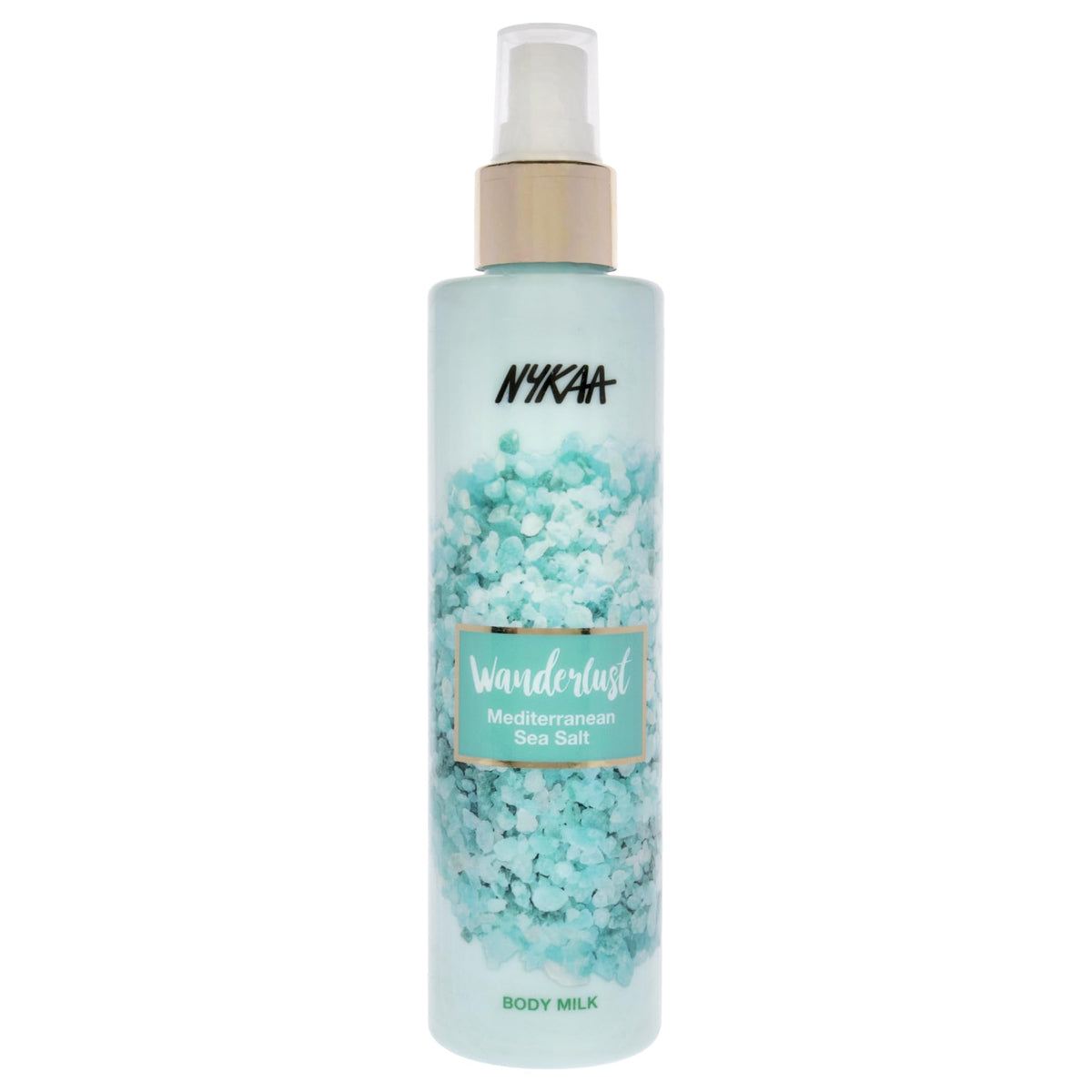 Nykaa Naturals Wanderlust Mediterranean Sea Salt Body Milk - Instant Absorption & Hydration - Vegan, Cruelty-Free, SLS & Paraben Free - 200ml (Mediterranean Sea Salt)