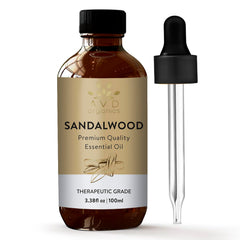 Sandalwood Essential Oil 100ml - Premium Quality Therapeutic Grade for Skin Care & Focus, Woody and Earthy Aroma for Clarity, Diffuser Aromatherapy- 3.38 fl. Oz