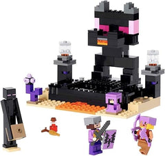 LEGO 21242 Minecraft The End Arena, Player-vs-Player Battle Playset, Action Toys for Kids, Boys & Girls 8 Plus Years Old, with Lava, Ender Dragon and Enderman Figures