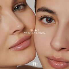 TFIT Radiance Fit Serum Foundation - Flawless Coverage, Dewy Finish, Long-Lasting, Lightweight (C02 Peach, 1.05 Oz.)